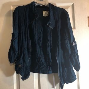 Dark Blue Zip up Jacket